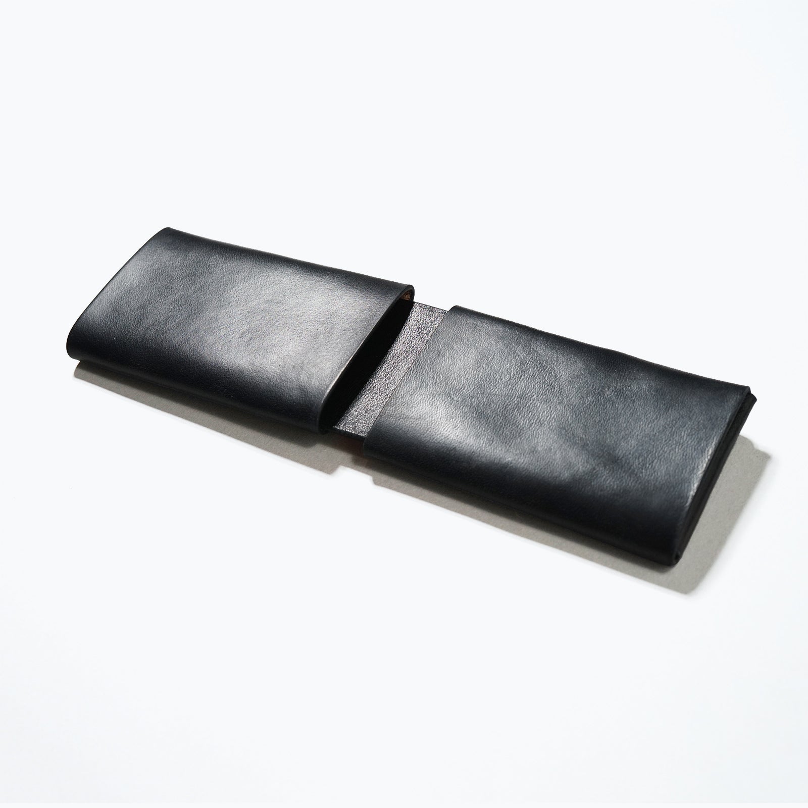 美品☆ichi☆オーダー品☆カード入れ☆ケース☆名刺入れ☆イチ☆柿渋 lore + needles 名刺 / カード入れ 25 牛革柿渋染(名刺 / カード